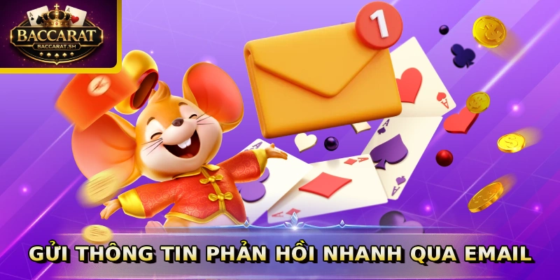 Gửi thông tin phản hồi nhanh qua Email